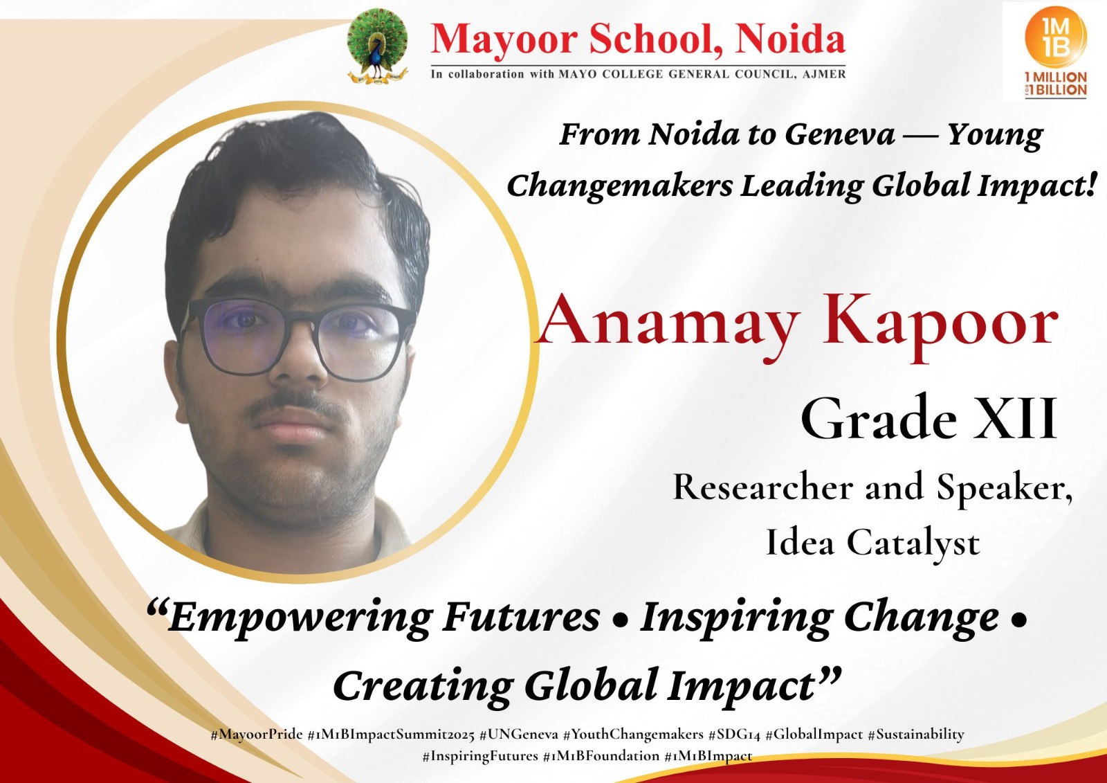 A Moment of Great Pride for Mayoor School, Noida!